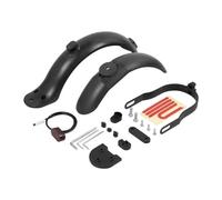 AQXYWAZQ Modificted Fender Electric Scooter Rear Wheel Kits for M365 Pro 1S Heighten Pad Taillight Support Bracket Rubber Cap(Black)