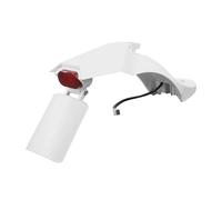 AQXYWAZQ Modified Fenders Electric Scooter Rear Mudguard Kit for M365/Pro/1S Tire Mud Guard Fender License (WHITE)