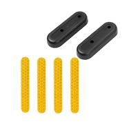 AQXYWAZQ Rear Fork Decorative Cover Sticker Accessory Kit for MAX G30 G30D Electric Scooter Rear Fender Guard Shield Cover(Yellow set)