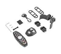 AQXYWAZQ Rear Light Turn Signal For Max G30 Remote Control Flashing Tail light USB Rechargeable Taillight Electric Scooter Light(Black)