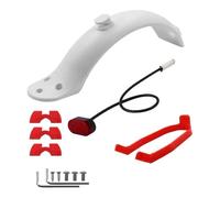 AQXYWAZQ Rear Mudguard Taillight Scooter Fender Bracket for M365 Pro 1S Tire Splash Fenders Support Electric Scooter Accessories(C)