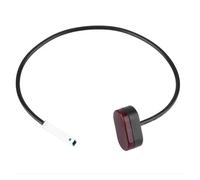 AQXYWAZQ Rear Wheel Fender for Scooter M365/M365 Pro Back Mudguard Wing add Taillight Hook License Plate 8.5inch Fender Support(Burgundy)
