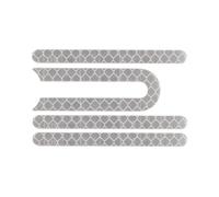 AQXYWAZQ Rear Wheel Tyre Cover Hubs Protective Shell Case Black Sticker For M365 Pro Electric Scooter Parts Accessories(Silver)