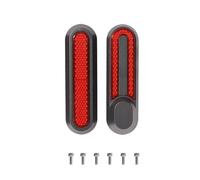 AQXYWAZQ Reflector Wheel Cover with Safety Reflective Strip For Pro2 1S M365 Mi3 Electric Scooter Protect Decoration Shells Parts(Red 1 U)