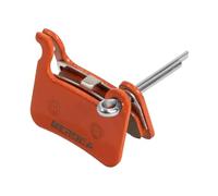 AQXYWAZQ Scooter Brake Pads for M3 4 Pro Semi-Metallic or Fill-Metallic Brake Disc Pad 2 Pcs Electreic Scooter Replacement Parts(Orange)
