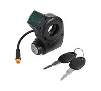 AQXYWAZQ Thumb Throttle Lgnition Lock Key for M4 for M365 E-Scooter/E-Bike Voltmeter Digital Voltage Display Switch 3Pin