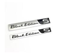 AQXYWQLL Black Edition S badge car stickers Compatible with LX570 LX470 modified accessories logo Black version S rear trunk decorative decals(Color:1pcs small)
