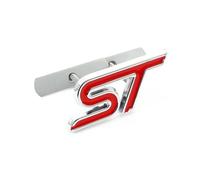 AQXYWQLL Exquisite Car stickers Front Grill Emblem Auto Grille Badge Compatible with Focus ST Fiesta Ecosport 2009-2015 Mondeo Car Styling(Color:Red-01)