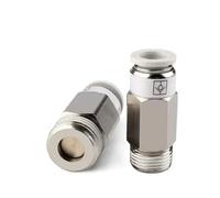 AQXYWQLL Pneumatic One-Way Non Return Check Valve Straight Control Quick Plug Check Valve 4mm 6mm 8mm Hose Connetor Tube One-TOU(8-1l4,SPC)