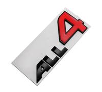 AQXYWQOL 3D Metal ALL4 Logo Door Badge Mudguard Emblem Sticker Car Decals Compatible with Cooper R61 F60 Countryman Paceman Color is constant, does not fade, and does not dam(Black)
