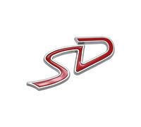AQXYWQOL Car 3D Metal SD D Letters Logo Badge Emblem Decals Sticker Compatible with SD D John Cooper Works F55 F56 Styling Accessories Color is constant, does not fade, and does not dam(A)