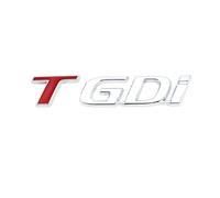 AQXYWQOL Car Sticker TGDi Badge Emblem Decal Compatible with GDi IX25 IX35 I20 I30 Solaris Accent Sonata Tucson Creta Verna EC7 Color is constant, does not fade, and does not dam(T GDi Sticker-01)