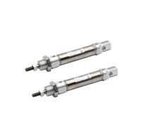 AQXYWQOL Smc Type iso Pneumatic Cylinder C85 Air Cylinder Standard Double Acting Single Rod CD85N bore 8 10 12 16 20 25mm Stroke 10-200mm(C85N16,50mm Stroke)