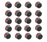 AQXYWUIO 20 Pcs Faucet Aerator, Flow Restrictor Replacement Parts Insert Sink Aerator Basin Tap Filter-Tap Aerato Kitchen Accessories (Color : 4L min)