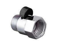 Aqxyxsw GUYTRM Shower Water Stop Valve Full Brass G1/2" Flow Quick Control Shut-OFF Valve Shower Head Water Saver Toilet Spray Gun lingli(JF360150)