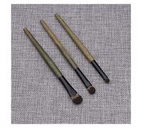 Aqxyxsw Professional Handmade Makeup Brushes Set Soft Lynx Hair Eye Shadow Brush Green Sandalwood Handle Make Up Brush Kit lingli