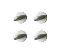 AQXYYWEI 4 Pack 8181859 Control Knob (Light Gray) For Washer/Dryer- Replaces 8181859 6011741 46197020472 8519396-11744940