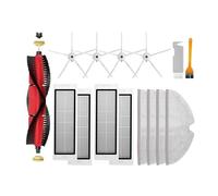 AQXYYWEI For S5 Max S6 S6 Maxv Vacuum Cleaner Replacement Kit Roller Brush Filter Mop Cloth Accessories Spare Parts (Color : Set 4)