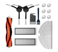 AQXYYWEI For S5 S50 S51 S55 S6 S60 S6 Pure Vacuum Cleaner Spare Parts Filter Mop Cloth Side/Main Brush Accessories (Color : 15pcs-01)