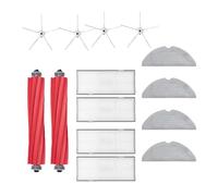 AQXYYWEI For S7 MaxV Plus S7 MaxV Ultra G10S Pro S7 Pro Ultra G10S Pro Robot Vacuum Accessories Main Side Brush Mop Filter (Color : 14PCS SET W)