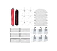 AQXYYWEI For S7 MaxV Plus S7 MaxV Ultra G10S Pro S7 Pro Ultra G10S Pro Robot Vacuum Accessories Main Side Brush Mop Filter (Color : White 26 PCS)