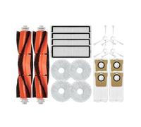 AQXYYWEI For Vacuum X10+ X10 Plus B101GL Spare Parts Accessories Main Side Brush Filter Dust Bag Rag Mop Stand Dust Box (Color : Set A)