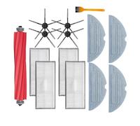 AQXYYWEI Per S7 S70 S75 S7 Max T7S / T7S Plus Filtro Mop Panno Spazzola Laterale Principale Aspirapolvere Parti Accessori (Color : Set 6)