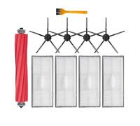 AQXYYWEI Per S7 S70 S75 S7 Max T7S / T7S Plus Filtro Mop Panno Spazzola Laterale Principale Aspirapolvere Parti Accessori (Color : Set 10)