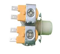AQXYYWEI Plastic Solenoid Valve Water Inlet Solenoid Valve Washing Machine Water Inlet Solenoid Valve 2 Way AC220V/AC100V / DC12V / DC24V(AC220V)