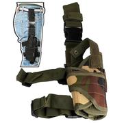 AQzxdc Drop Leg Holster, Right Handed Tactical Thigh Pistol Gun Holster Leg Harness Adjustable Universal Waterproof Gun Drop Puttee(Green cp)