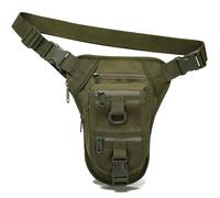 AQzxdc Military Tactical Drop Leg Bags Men Women Outdoor Hiking Shooting Hunting Waist Pack Adjustable Strap Motorcycle Riding Bag(Military Green)