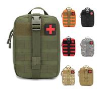 AQzxdc Outdoor Tactical First Aid Kit Bag Medical Emergency Survival Pouch EMT IFAK Pouch Trauma for Camping Home Car Hiking Hunting(Army Green)