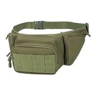 AQzxdc Pistol Fanny Pack Tactical Waist Bag Fishing for Men Fishing Pack Lightweight and Sling Concealed Carry Pack Quick Release Metal Buckle(Green)