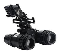 AQzxdc PVS-14 Night Vision Goggles NVG Mount, FAST Helmet and Telescope Model Sets, with Tactical Headset & Goggles & Flashlight, for Airsoft Paintball Hunting Cosplay,Set B