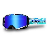 AQzxdc Ski/Snowboard Goggles Parent-child Snow Over Glasses Ski Snow/Snowboard for Men, Women & Youth 100% UV Protection Anti Fog Skiing(Blue frame blue flakes)