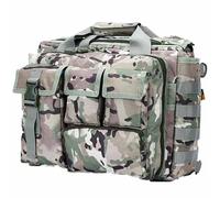 AQzxdc Tactical Briefcase 17.3 Inch Men's Messenger Bag Military Briefcase for Men Range Bag Molle Camouflage Tactical Gear Laptop Bag(Cp)
