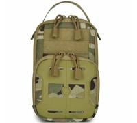 AQzxdc Tactical Camouflage Molle Shoulder Bag Outdoor Sports Hiking Sling Pack Daily Essentials DEP Pouch Sporting goods(Cp)
