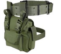 AQzxdc Tactical Drop Leg Bag for Men Women 1000D Nylon Leg Packs and Waist Belt for Outdoor Sport Hiking Cycling Tool Bags(Green)