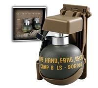 AQzxdc Tactical Dummy Grenade Toy Model Plastic Grenades CS Airsoft Tactical Gear Accessories for Army Fans Cosplay Movie Props Outdoor(M67 T Set)