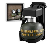 AQzxdc Tactical Dummy Grenade Toy Model Plastic Grenades CS Airsoft Tactical Gear Accessories for Army Fans Cosplay Movie Props Outdoor(M67 BK Set)