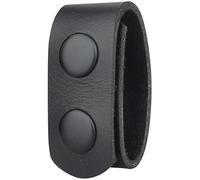 AQzxdc Tactical Duty Belt Keeper with Double Security Police Military Equipment Accessories for 2-2 1/4 Inch Snap, (4Pack, Black)(1 PCS)