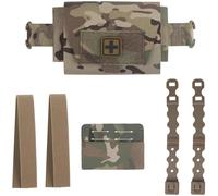 AQzxdc Tactical First Aid Kit Survival Safety Quick IFAK Waist Belt Bag MOLLE Rapid Deployment Medical Pouch Hunting Vest Accessories(Cp)