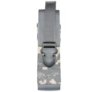 AQzxdc Tactical Flashlight Pouch Holster Case Belt, Molle Organizer Mini Scissor Multi-Function Portable Pouch(Acu)