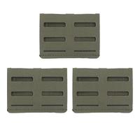 AQzxdc Tactical Girdle Panel， System Mounts Hunting Molle Belt Torch Pouch Knife Bag Small Tool 3PCS/Set Waist Attachment Laser Cut(Green)