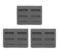 AQzxdc Tactical Girdle Panel, System Mounts Hunting Molle Belt Torch Pouch Knife Bag Small Tool 3PCS/Set Waist Attachment Laser Cut(Grey)