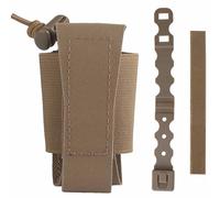 AQzxdc Tactical Grenade Pouch Multi-purpose Outdoor Hunting Airsoft Wargame Model Storage Bag MOLLE Belt Vest Carrier Gear(Brown)