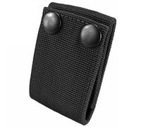 AQzxdc Tactical Handcuff Strap Holder Case Heavy Duty Nylon Double Snap Slide-On fits 2" Duty Belts,Military Hunting Handcuff Holster(Black)