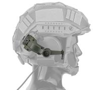 AQzxdc Tactical Headset Rail Mount Compatible with Headset Adapter On Fast Arc Rail Adapter, Airsoft Helmet Accessory for Comtac Ⅲ,Ⅱ,Ⅳ,Ⅴ,Ⅵ(Green)