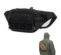 AQzxdc Tactical Messenger Bag Single Shoulder Bag Quick Response Multifunctional Waist Bag for Outdoor Mountaineering Shooting Hunting(Black)