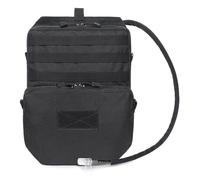 AQzxdc Tactical Molle Hydration Water Reservoir 3L Vest Bag for Outdoor Hiking Backpack Pack - Lightweight With Bladder Men Women(Black)